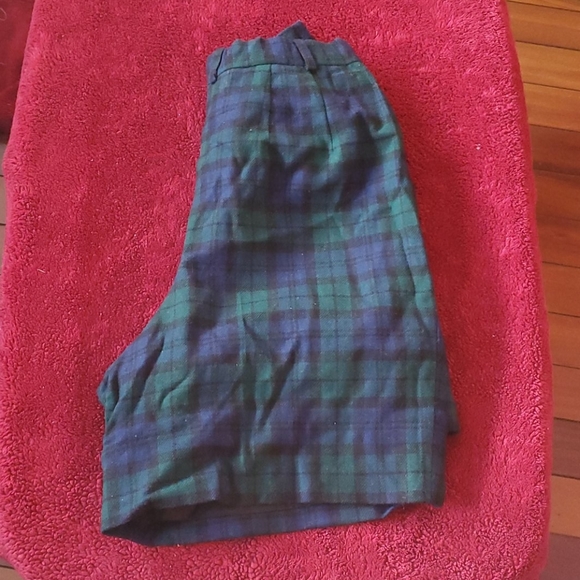 Vntg Tartan Wool Pendleton Shorts - Picture 4 of 5